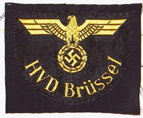"HVD Brussel" Reichsbahn Sleeve Insignia "HVD Brussel" Reichsbahn Sleeve Insignia