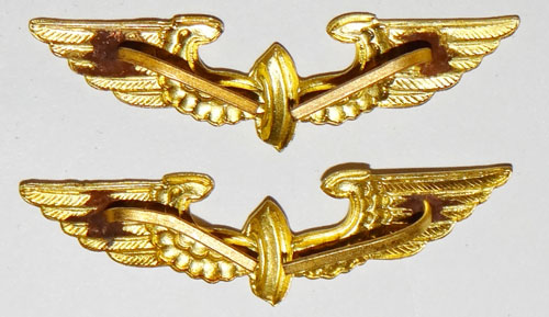 Reichsbahn Gold Metal Collar Tab Insignia