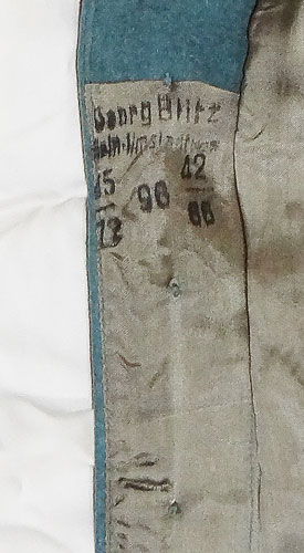 Model 1942 Schutzpolizei NCO Tunic with Breeches