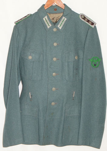 Model 1942 Schutzpolizei NCO Tunic with Breeches
