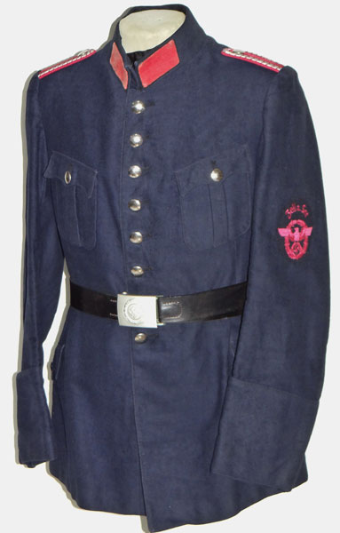 German WW II Fire Service Tunic