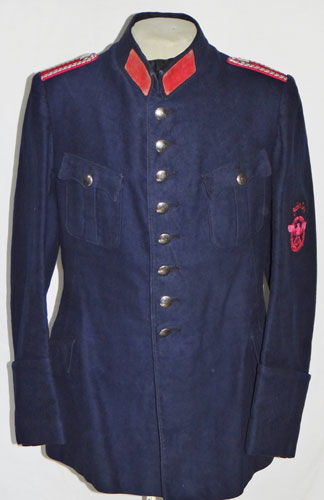 German WW II Fire Service Tunic