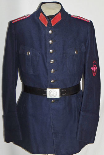German WW II Fire Service Tunic
