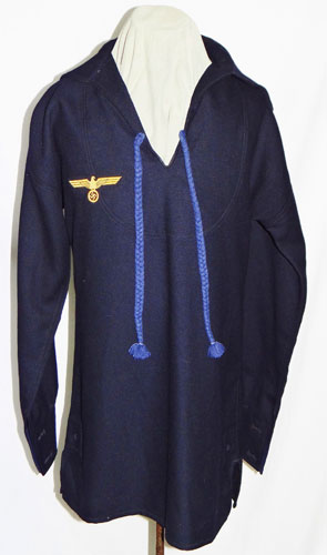Kriegsmarine Named Seaman’s Dark Blue Pullover Shirt with Trousers and Collar Dickie