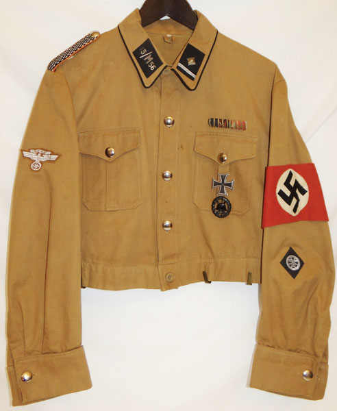 NSKK Oberscharfuhrer Motorsturm 15/Motorstandarte 56 (Sudwest) Brown Shirt NSKK Oberscharfuhrer Motorsturm 15/Motorstandarte 56 (Sudwest) Brown Shirt