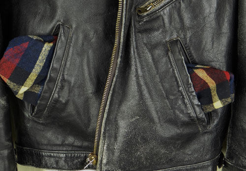 Luftwaffe Hauptmann of Flight Troops Leather Flight Jacket