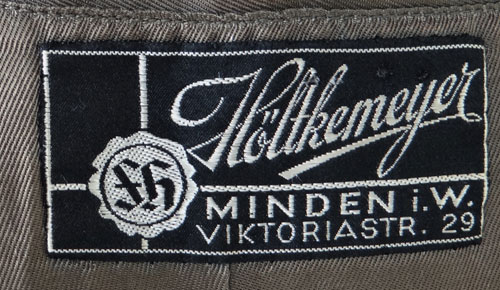 Police Administrative Oberleutnant Service Tunic