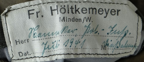 Police Administrative Oberleutnant Service Tunic