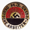 Hitler Youth Visor Hat Insignia SET