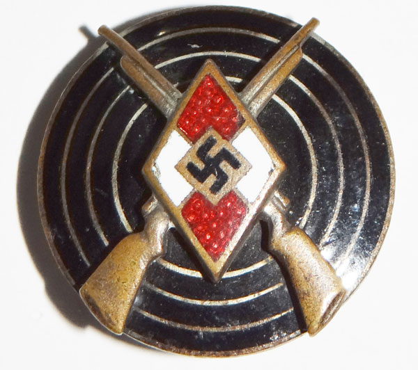 Hj Marksmanship Enamel Badge