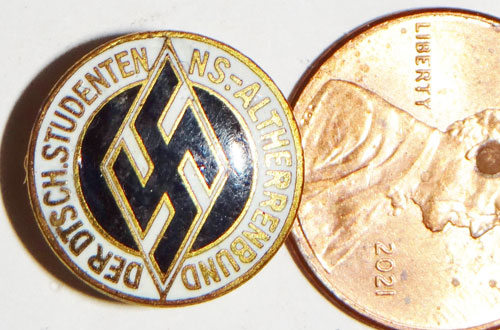 Miniature NS-German Student League Membership Badge