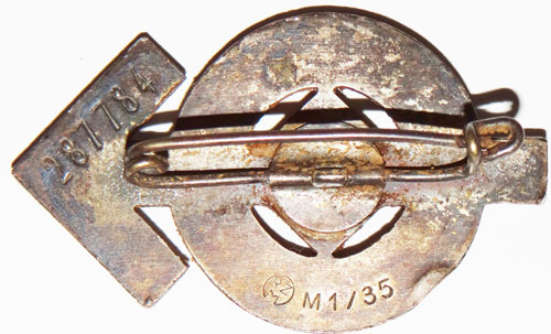 Hitler Youth Silver Proficiency Badge