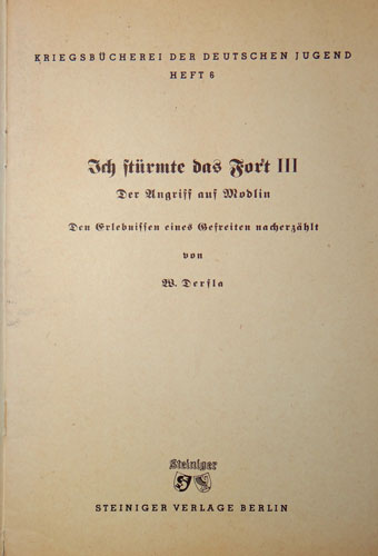 Hj "Kriegsbucherei Der Deutschen Jugend" Booklet