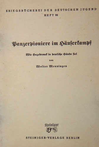 Hj "Kriegsbucherei Der Deutschen Jugend" Booklet