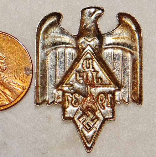 1937 German Youth Hostels Day Badge