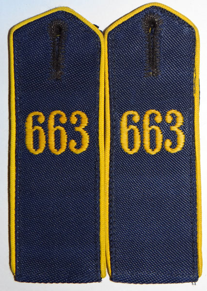 Marine HJ 1938 Pattern Shoulder Boards