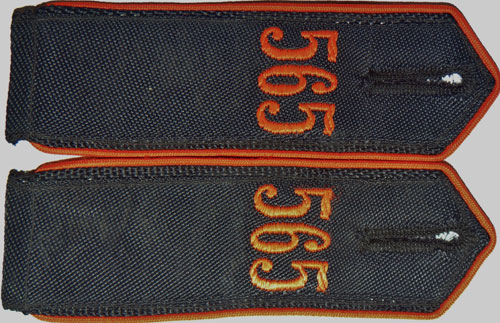 Hj 1938 Pattern Shoulder Boards for General Members