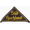 HJ / DJ  "Sud Hochland" District Triangle