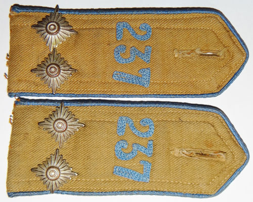 Hj 1933/38 Pattern Oberbann 4 Shoulder Boards