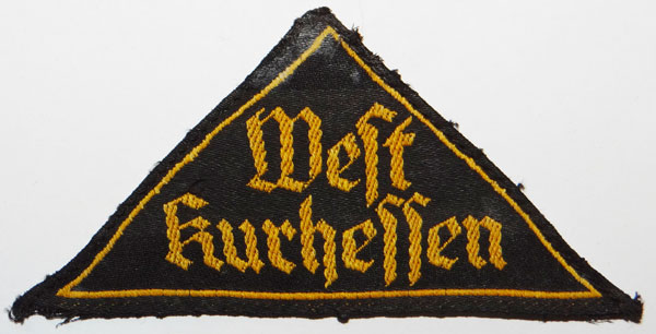 HJ/Dj "West Kurhessen" District Triangle HJ/Dj "West Kurhessen" District Triangle