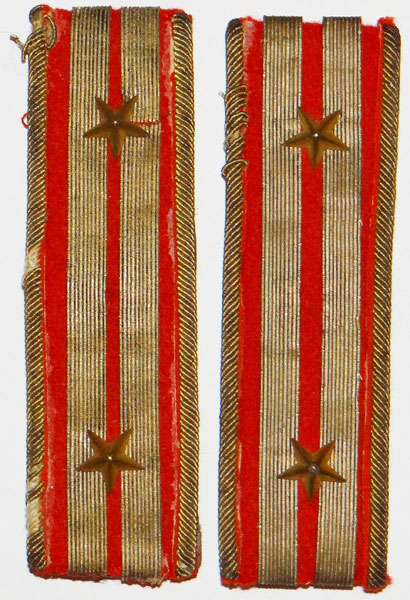 Japanese Army Type 5 "Lt. Colonel" Shoulder Tabs