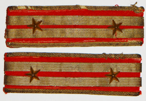 Japanese Army Type 5 "Lt. Colonel" Shoulder Tabs