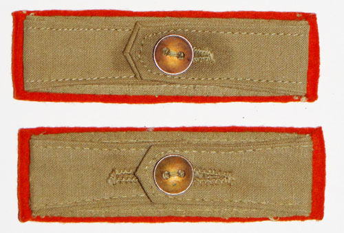 Japanese Army Type 5 "Private 2nd Class" Shoulder Tabs