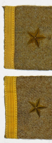 Japanese Army M37 Dress Shoulder Boards for "Sergeant Major"