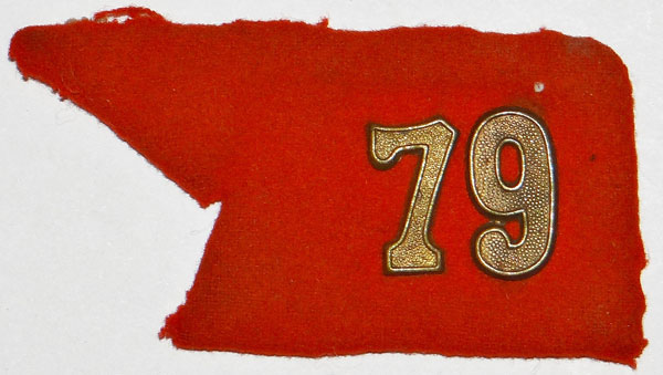 Japanese Army 1930’s Infantry Collar Tab with Regt. Number