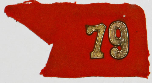 Japanese Army 1930’s Infantry Collar Tab with Regt. Number