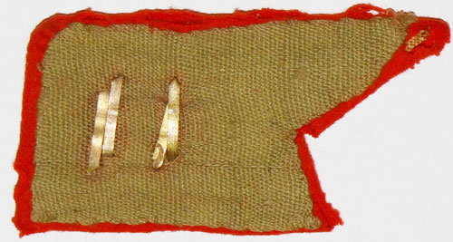 Japanese Army 1930’s Infantry Collar Tab with Regt. Number