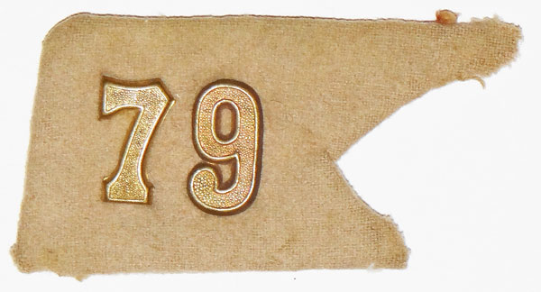 Japanese Army 1930’s Collar Tab with Regt. Number