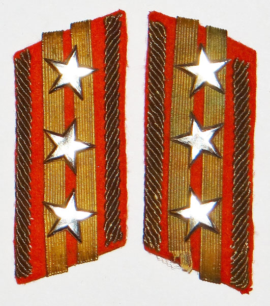 Japanese Army Type 98 "Colonel" Collar Tabs