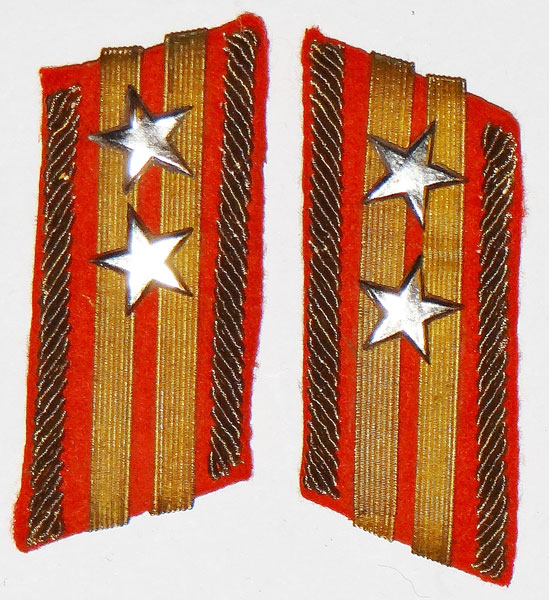 Japanese Army Type 98 "Lt. Colonel" Collar Tabs