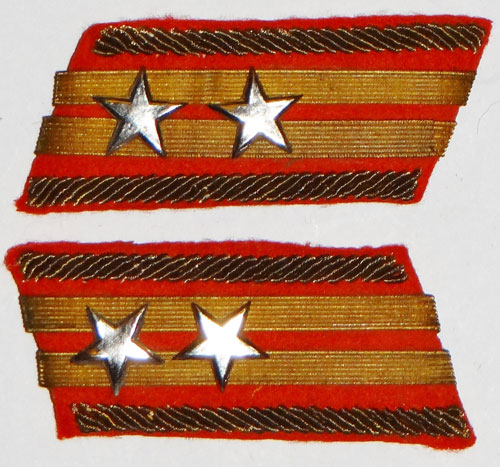 Japanese Army Type 98 "Lt. Colonel" Collar Tabs