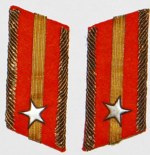 Japanese Army Type 98 "2nd Lieutenant" Collar Tabs