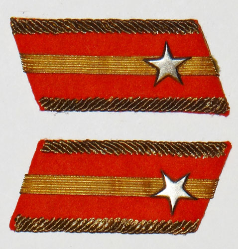 Japanese Army Type 98 "2nd Lieutenant" Collar Tabs