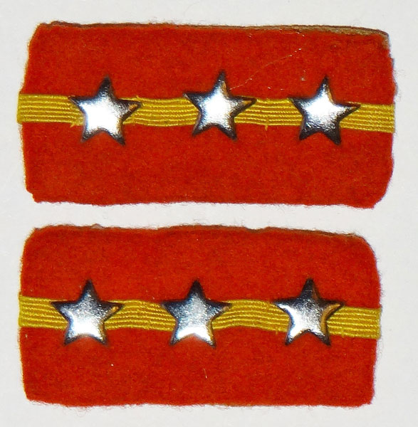 Japanese Army Type 98 "Sergeant Major" Collar Tabs
