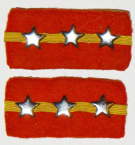 Japanese Army Type 98 "Sergeant Major" Collar Tabs