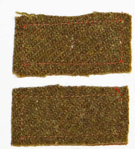 Japanese Army Type 3 "Sergeant Major" Collar Tabs