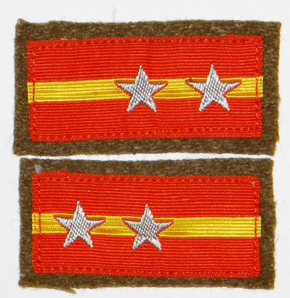 Japanese Army Type 3 "Sergeant" Collar Tabs