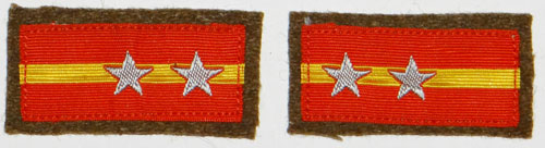 Japanese Army Type 3 "Sergeant" Collar Tabs
