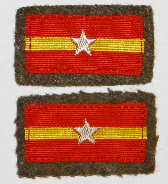 Japanese Army Type 3 "Corporal" Collar Tabs