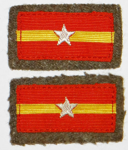 Japanese Army Type 3 "Corporal" Collar Tabs