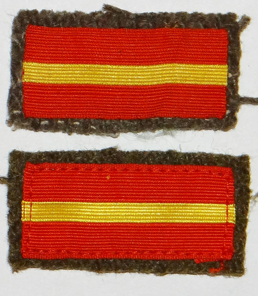 Japanese Army Type 3 "Lance Corporal" Collar Tabs