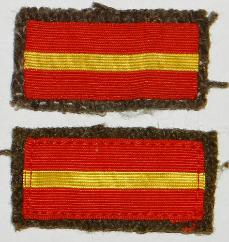 Japanese Army Type 3 "Lance Corporal" Collar Tabs