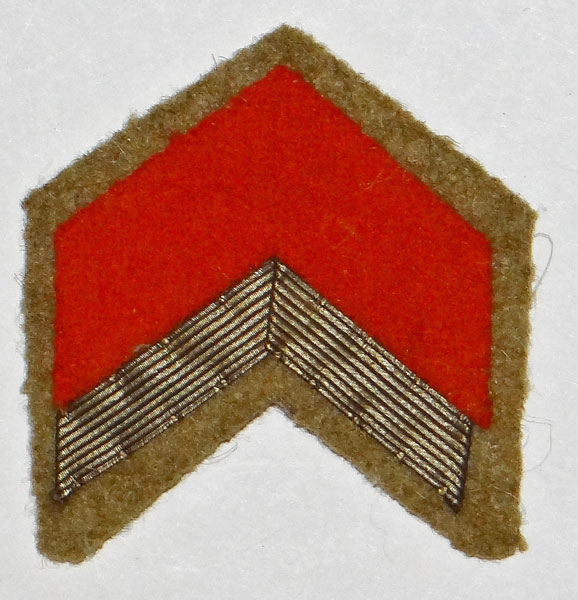 Japanese Army Corporal Acting Sergeant Chevron