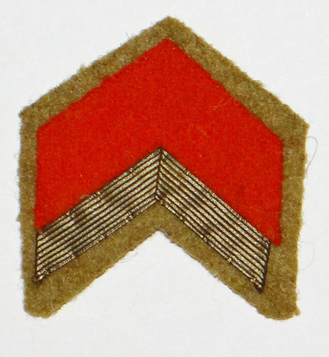 Japanese Army Corporal Acting Sergeant Chevron