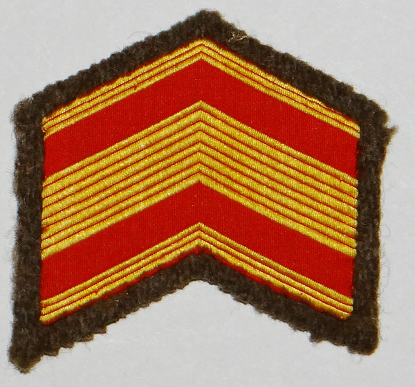 Japanese Army Non-Commissioned Officer or Cadet Insignia