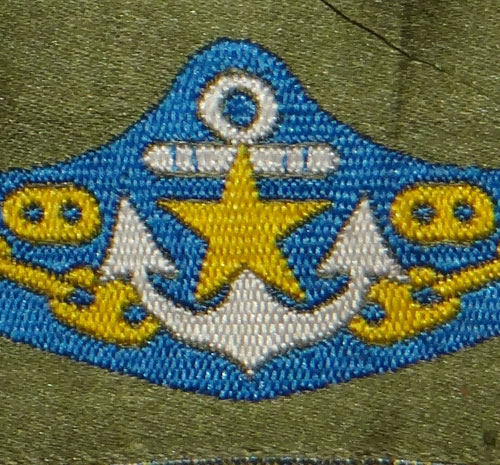 Japanese Army Landing Craft Operators Cloth Badge